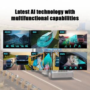 Sistema de Cámara para Auto con DVR Móvil de <span class=keywords><strong>5</strong></span> Canales, Pantalla de 7 Pulgadas, AHD, Monitoreo de Seguridad, ADAS, DMS, Monitor de Punto Ciego, 4G Wifi para Autobús - Product Image 5