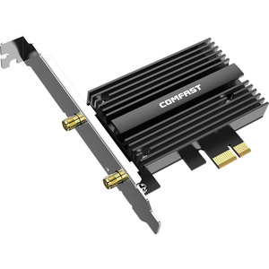 COMFAST CF-<span class=keywords><strong>AX200</strong></span> Pro PCIe AX3000 <span class=keywords><strong>WiFi6</strong></span>การ์ดคู่2.4/5G <span class=keywords><strong>WiFi6</strong></span> Bluetooth5.2 PCI Express Network Adapter 2 * 5dBi - Product Image 6