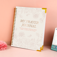 Journal de planificateur de prière imprimé B5 personnalisé Manifestation inspirante Affirmation Bible Gratitude Soins personnels Cahier de bien-être