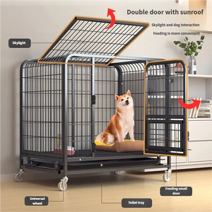 <span class=keywords><strong>Cage</strong></span> d'intérieur pour chien pour Border Collie avec toilette Convient aux chiens de taille moyenne Teddy Bichon Frise et petits chiens <span class=keywords><strong>Cage</strong></span> pour animaux de compagnie - Product Image 2