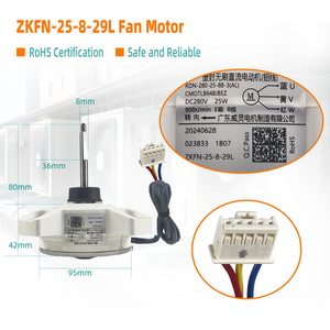 ZKFN-25-8-29L <span class=keywords><strong>Motor</strong></span> interno do ventilador DC280V 900RPM 25W CCW ECL 8 pólos Condicionador de ar Parts-RDN-28-25-8B-3(AL)/CMOTLB648JBEZ - Product Image 4