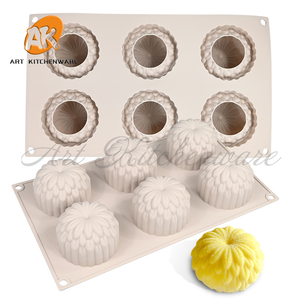 AK 6 Marguerite Fleur 3D Silicone Mousse Gâteau Moule Silicone Pudding Chocolat Bougie Savon Moule Usine Gâteau Décor Pâtisserie Plateau De Cuisson - Product Image 1