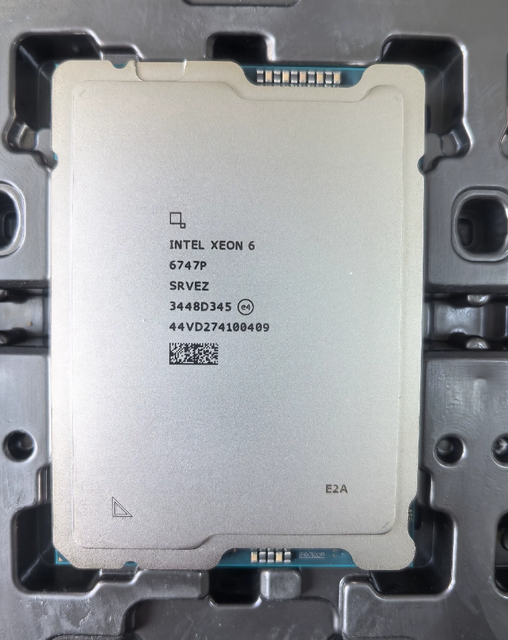 High Performance 3nm Used Xeon Server Processor 6747P 48C/96T 288MB Cache 2.7GHz Turbo LGA 4710 64-Bit Enterprise Data Center