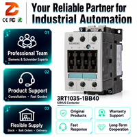 Contacteur de puissance Siemens 3RT1035-1BB40 SIRIUS, 3 pôles, 40A, AC-3, 18,5 kW, 400V, bobine 24V DC, 1NO 1NC, bornes à vis, taille S2, industriel