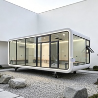 Cabine de bureau Apple de 20 pieds conforme aux normes australiennes, maisonnette modulaire préfabriquée, studio, pièce de jardin avec isolation EPS