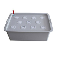 Mini kit de jardin hydroponique pour la maison, système de culture de légumes et de fleurs pour balcon, boîte à semis à 11 trous, jardinières sans terre, auto-arrosantes