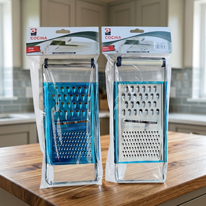 12-Piece Stainless Steel Multi-Function Three-in-One Flat Grater Set with Pipe Handle - Product Image 3