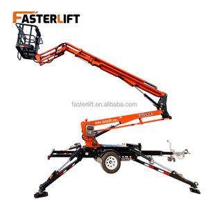 Yeni Elektrikli Hidrolik Çekilebilir Örümcek Bomlu Platform Eklemli Teleskopik Uzaktan Kumandalı Hava Çalışma Platformu - Product Image 2