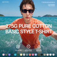 T-shirt personnalisé en coton 100% noir, coupe oversize, avec broderie graphique et impression numérique, pour homme