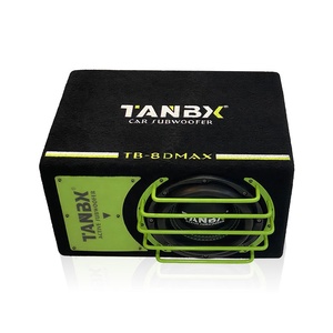 Haut-parleur de voiture stéréo TANBX 8 pouces à double aimant 12V, puissance nominale 500W 4OHM, subwoofer trapézoïdal actif pour voiture TB-8DMAX S - Product Image 5