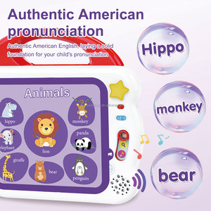 Livre d'<span class=keywords><strong>anglais</strong></span> interactif 108 mots Touch&Teach, livre électronique en plastique pour enfants avec chansons anglaises, jouet éducatif pour enfants - Product Image 4