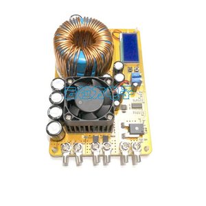Módulo de alimentación ajustable de alta potencia de 50A CC |   Medidor de Voltaje y Amperaje LCD CV/CC de Doble Pantalla, Módulo de Alimentación de CC de 50A W809 - Product Image 3