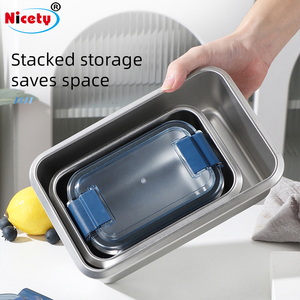 Tùy chỉnh trẻ em của người lớn thép không gỉ 304 heatable Hộp Ăn Trưa nắp nhựa xử lý thực phẩm lưu trữ container - Product Image 3