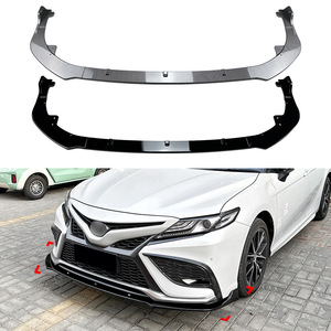 Amp-Z Front Bumper Lip Splitter Carbon Fiber Texture Matte Finish For Toyota Camry XV70 2021+ Tuning Style - Product Image 1