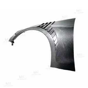 Garde-boue avant en Fiber de carbone de haute qualité pour AUDI A4 <span class=keywords><strong>S4</strong></span> RS4 2020 + garde-boue latéraux en carbone pièces d'auto de rechange - Product Image 3