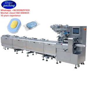 Dishwasher Dishwashing Effervescent Tablets Counting Filling Sorting Machine Automatic Small Bag Sachet Packing Machine