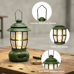 Linterna de Camping Regulable, Luz Blanca Cálida, Portátil y Recargable para Tiendas de Campaña, Senderismo, Bivuac y Jardín con Batería de 1200 mAh - Product Image 6