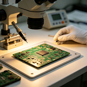บริการพิมพ์แผงวงจร PCB FR4 แบบกำหนดเอง สีดำ ขาว น้ำเงิน แดง พร้อมบริการประกอบ SMT - Product Image 1