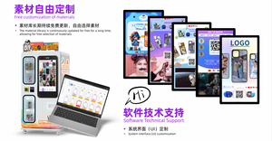 Trường hợp điện thoại làm cho máy không thể phá vỡ rõ ràng trường hợp điện thoại máy bán hàng tự động dễ dàng hoạt động thiết kế của bản thân mình - Product Image 3