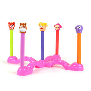 Set di Giochi Sportivi da Esterno e Interno per Bambini con 5 Anelli e 5 Figurine di Animali - Product Image 5