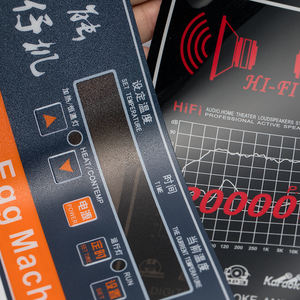 Adesivi personalizzati per etichette di prodotti impermeabili personalizzati all'ingrosso personalizzano adesivi per <span class=keywords><strong>interruttori</strong></span> in plastica con pulsante satinato opaco per lavagna elettrica - Product Image 3