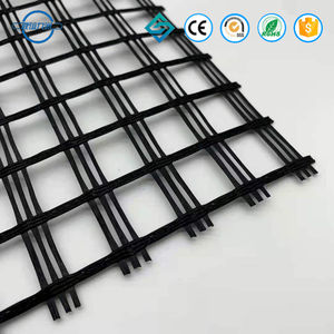 Geomalla de punto de urdimbre Venta De fábrica fibra de vidrio de asfalto <span class=keywords><strong>EGA</strong></span> poliéster PET geomalla geotextiles compuestos fibra de vidrio GEO rejilla precios - Product Image 5