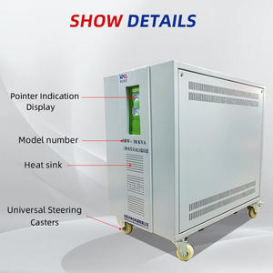 Трехфазный стабилизатор напряжения OEM 60 кВА 50 кВА 380 В 220 В, 3-фазный автоматический регулятор напряжения переменного тока для промышленного применения - Product Image 2