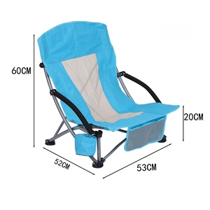 Fauteuil pliant d'extérieur, chaise longue de loisirs portable, chaise en tissu Oxford, chaise de camping, chaise à jambes basses, chaise de plage - Product Image 6