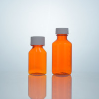 Vente complète 3oz 8oz 16oz 100ml 240ml 500ml ambre PET sirop bouteille de tabac bouteille de médecine bouteille de liquide