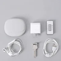 Boîte de rangement en silicone pour outils, câbles de données portables, écouteurs, chargeurs, clés, rouges à lèvres et organiseur de fils de voyage