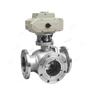 Vanne à boisseau sphérique à trois voies à bride en acier inoxydable 304/316, fabrication OEM, pour le traitement de l'huile, des produits chimiques et de l'eau, normes API/DIN/JIS - Product Image 4