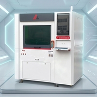 Hochpräzise Kompakte Laserschneidemaschine Linearmotor CNC-Faserlaserschneider für Schmuck Metallteile Elektronische Schablonen