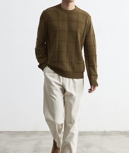 Suéter de Punto Personalizado para Hombre, Jersey de Cuello Redondo de Manga Larga para Hombre, Otoño Invierno, Talla Grande, Jersey de Punto para Hombre - Product Image 5