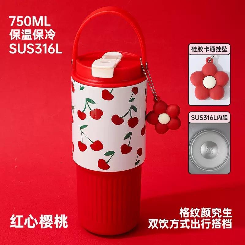 Cuore rosso ciliegia