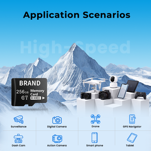 การ์ด TF/SD3.0 พลาสติก ความจุ 64GB/<span class=keywords><strong>128GB</strong></span>/256GB จำนวนมาก ความจุสูง UHS-I Class 10 U3 V30 สำหรับพีซี แล็ปท็อป ขายส่ง - Product Image 4