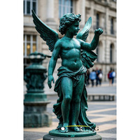 Personnalisé Rétro Bronze Astronaute Sculpture En Plein Air Jardin Art Moderne Sculpture Bronze Métal Laiton Astronaute Grande Statue
