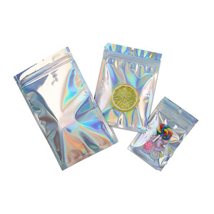 Bolsas de <span class=keywords><strong>Embalaje</strong></span> Holográficas con Cierre, Bolsas Reutilizables para Muestras, Joyería, Tiendas, Empaque - Product Image 2