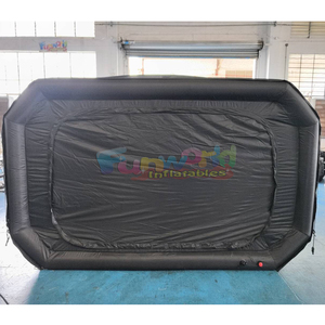 Carpa inflable portátil, ligera, impermeable, tipo cubo, para acampar al aire libre. - Product Image 2