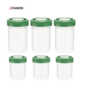 Fanen dùng một lần 90ml đờm container cup mô học mẫu nước tiểu container nhựa vô trùng nước tiểu container - Product Image 2