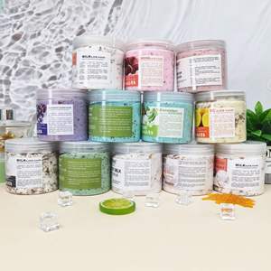 สครับขัดผิวออร์แกนิคบริสุทธิ์ สูตรไวท์เทนนิ่ง ด้วยเกลือเดดซี น้ำตาลขัดผิว เกลืออีพซอมจากหิมาลัย ผสมดอกไม้แห้ง ลดราคาพิเศษ - Product Image 5