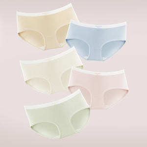 Ropa Interior Hipster Antibacteriana de Algodón Puro para Mujer, Cintura Media, Transpirable, para Uso Diario, Venta al Por Mayor - Product Image 2