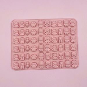 High-Temperature Food-Grade Silicone Sugar <b>Mold</b> QQ Spot Cartoon Animal Soft Candy <b>Mold</b> Wholesale Baking Utensils for Cakes - Product Image 6