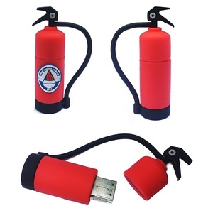 Appareil d'incendie PVC 16GB Clé USB avec logo personnalisé Extincteur Camion de pompier Clé USB Pompier Pendrive - Product Image 3