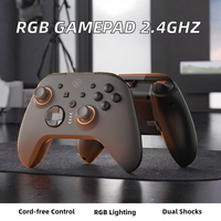 Gulikit 2,4 GHz inalámbrico RGB controlador de luz controlador de juego para Xboxone/s/X/PC/P3/Android/Switch Vibration Motor Gaming
