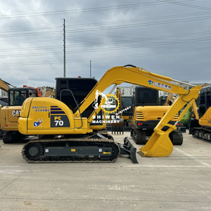 Excavadora Usada de 7 Toneladas Komatsu PC70 con Certificado CE EPA, Motor Original KOMATSU PC70 PC110 PC130 con Pocas Horas de Uso, Mini Excavadora - Product Image 6