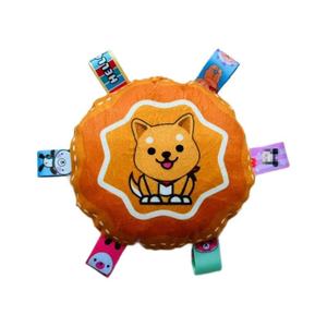 Juguete de Peluche Ecológico para Perros Pequeños, 50g, Diseño de Dibujos Animados Modernos con Patrón de Animales, con Sonido y Campana, Resistente a Mordidas - Product Image 1
