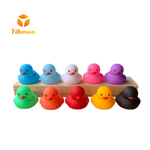 Promotional Gifts Custom Design logo Printed Colourful Bath Floating Toy Assorted Yellow Bulk <b>Mini</b> <b>Rubber</b> <b>Duck</b> - Product Image 1