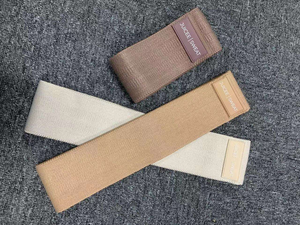 Wholesale Fitness Yoga Non-Slip Booty <strong>Loops</strong> Fabric Latex Resistance Bands Stretch <strong>Loops</strong> Exercise Workout Polyester Booty Bands - Product Image 4