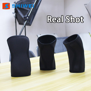 Shiwei Knee <b>Pads</b> 7mm Neoprene Shock Absorption Protection <b>For</b> Sports Fitness Weightlifting <b>Squat</b> Outdoor Use - Product Image 4