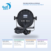 Projecteur LED Bluemoon 200W IP65 Par 54 LED RGBW avec fonction macro intégrée DMX512 pour discothèques, théâtres, locations, fêtes et bars